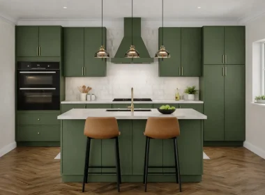 Nano Green Cabinets